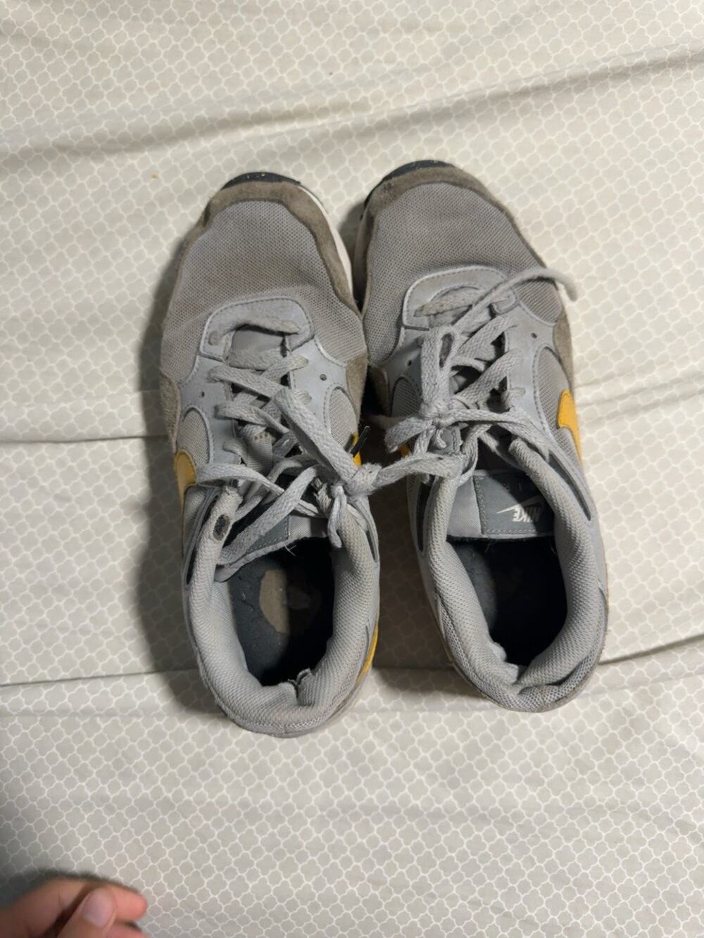 Nike Air Max SC Gray Yellow Sneakers Mens US 8 CW4555-011